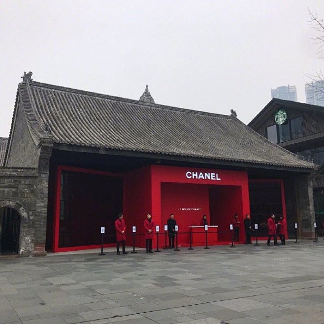 成都太古里，时尚和传统结合的非常舒服的一...