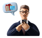 Buying gifts Clipart illustration in PNG, SVG