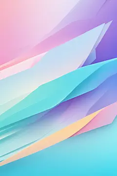 潮流设计创意几何多彩图形背景图