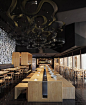 Golucci International Design designed the Taiwan Noodle House restaurant interior in Beijing, China.