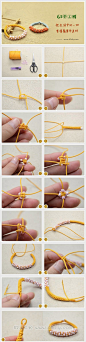 这篇手工编织课跟大家分享的是一款圆柱形手工手串手绳的编织教程，手绳虽然是个小玩意，但是也是款式和种类众多的，这篇教程的这根手串编织其实很简单，看起来像是一个圆柱体 #手工# #DIY# #编织#