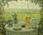 法国后印象派画家Henri Le Sidaner笔下，那些安静的街角和花园。Sidaner的绘画风格受到了马奈、莫奈等大师的影响，他的用色和笔触温柔而斑驳，仿佛在无人的四野，为世界上演一场明亮的夏日。 ​​​​