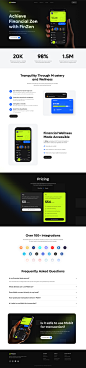 Fintech Wallet Mobile App Landing Page by Sheikh Shihab ✪ on Dribbble