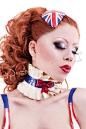 This fabulous Britannia styled ruffle neckpiece collar with cute front bow is a favourite accessory to adorn your sexy fetish outfi ...
