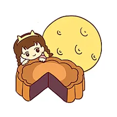 中国风中秋节插画装饰素材