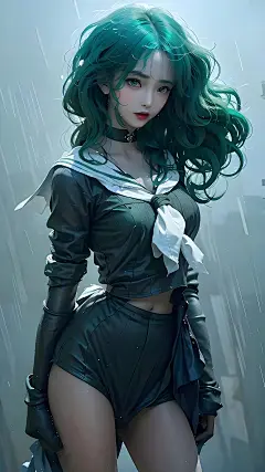 AI绘画壁纸～绿色系美