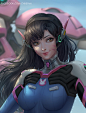 D.Va Over Watch, Chuby Mi : My page : https://www.facebook.com/ChubyMi/