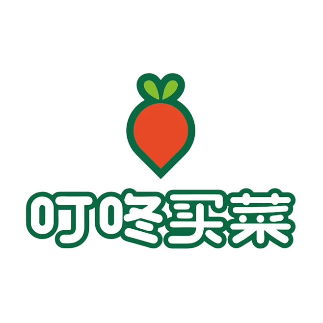 叮咚买菜logo-花瓣网