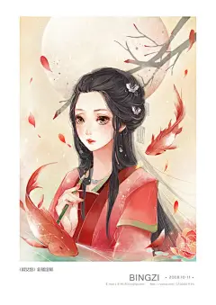 【古图专帖】——『美女系列』——红衣女子_古风图片吧_百度贴吧