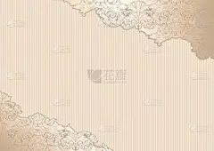 金色复古背景，皇家与古典巴洛克图案