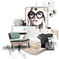 PALE with BLACK twist : http://www.polyvore.com/focally_yours_challenge_11_give/contest.show?id=496259