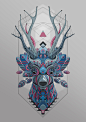 DEER / CIERVO : Deer, illustration, design