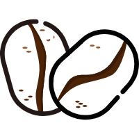 咖啡豆PNG图标