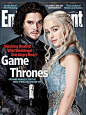 Kit Harington and Emilia Clarke - Entertainment Weekly, March...