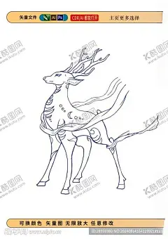 鹿插画矢量线稿 【酷图网】鹿,插画鹿,一鹿有你,红色鹿,矢量鹿,矢量卡通鹿,鹿角,九色鹿,国潮鹿,国潮鹿插画,中国风,国潮文化,宣传海报,国潮,中国文化,中国风海报,免扣素材,梅花鹿,各种鹿,小鹿,驯鹿剪影,线条鹿,鹿剪影,玄关鹿,刻绘,矢量图,麋鹿,鹿元素图案,鹿矢量图,鹿元素,鹿插画,手绘鹿,鹿线条画
