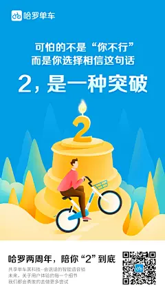 HELLO BIKE / 哈罗单车2周年 预热微博插画设计3
by MONKI 猴哥