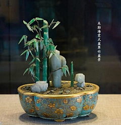 Feng0101采集到国风花篮盆景