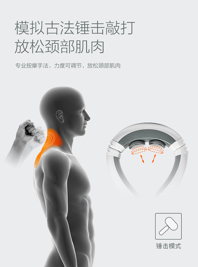 Alkan颈椎按摩器颈部腰部肩部按摩仪家...