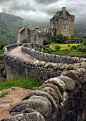 苏格兰古老的城墙