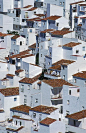 White painted houses, Casares, Spain