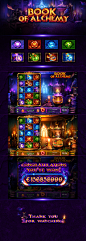 Book of alchemy / magic slot game for GameArt : Book of alchemy / magic slot game for GameArt