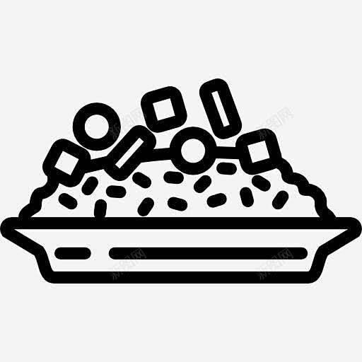 饭图标 创意素材