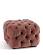 Busby Tufted Cube Ottoman
