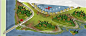 滨江岛屿区城市绿地系统规划节点平面图_平面图_ZOSCAPE-园林景观设计意向图库|园林景观学习网 - 景观规划意向图