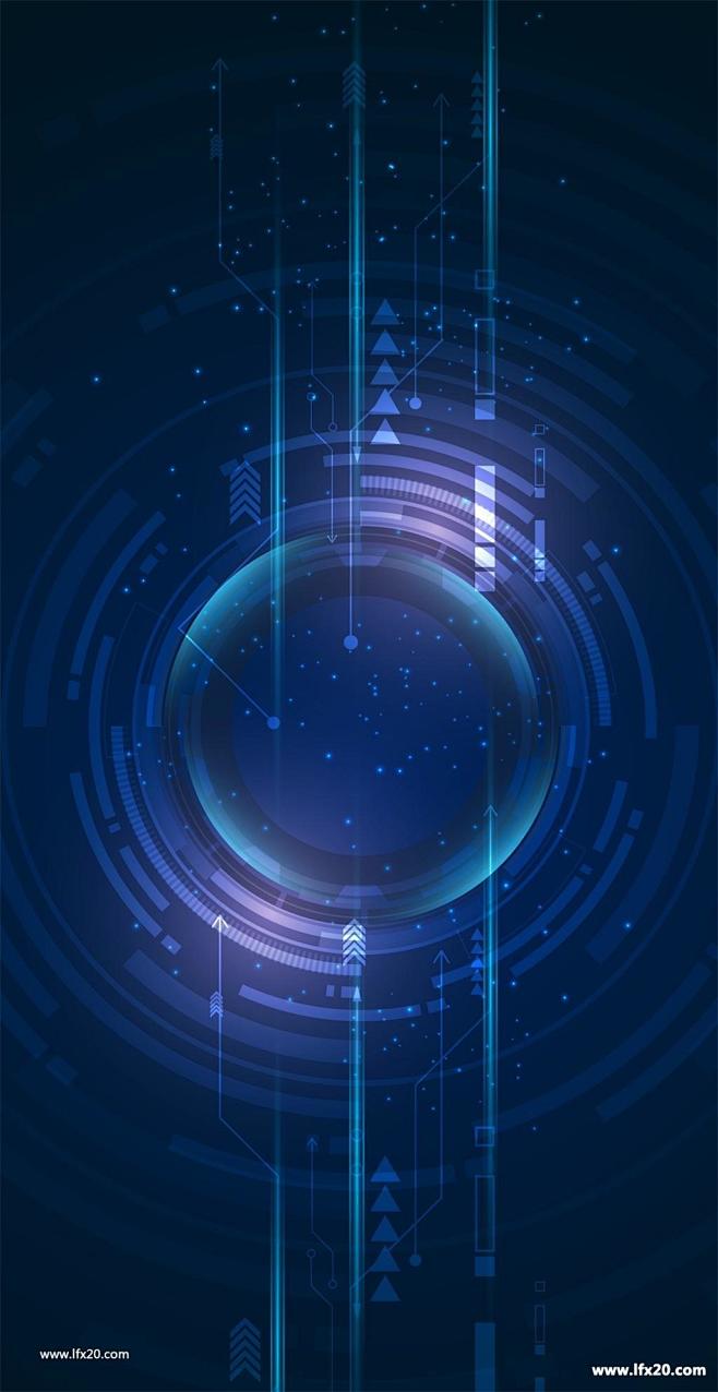 科技地球智能信息数据代码基因背景海报AI...