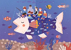                                                                                                                         每日插画推荐超话插画欣赏 -------------------------  来自韩国插画师 Sehee Chae为咖啡某品牌创作的一组12星座主题插画，她的作品中，色彩丰富，充满想象力。并且擅长把一些元素放在另一些元素里，这种方式就让整个画面变得更有童真感，对于噪