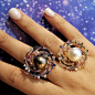 Autore Stardust collection pearl rings at Baselworld@北坤人素材