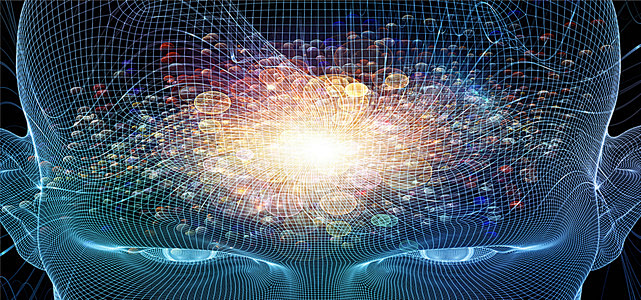 未来机器人科技背景 科技的素材图片it科.