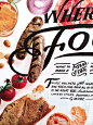 Washingtonian Magazine April 2014 : Lettering created for Washingtonian Magazine's April 2014 "Where Foodies Shop" issue.