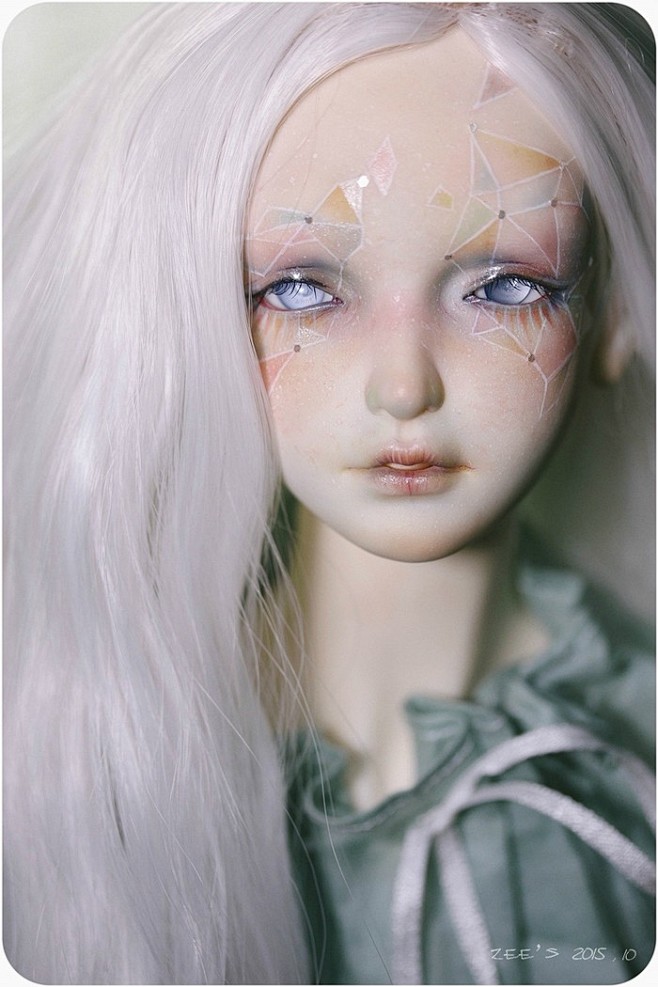 bjd 娃娃 妆面