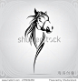 Vector silhouette of a horse's head-动物/野生生物,符号/标志-海洛创意(HelloRF)-Shutterstock中国独家合作伙伴-正版图片在线交易平台-站酷旗下品牌