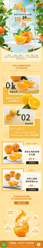 天天果园  橙子 主题  活动 橙色  水果单品
