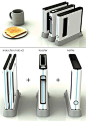 Space Saving Kitchen Range – Modular Kitchen Appliance by Shin Woosup-What a wonderful idea, one modular appliance that is efficient enough to prepare the entire breakfast. A toaster, a kettle and an induction hob, that’s what the Modular Kitchen Applianc