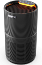 RENPHO Air Purifier for Allergies and Pets Hair with HEPA Filter, Home Bedroom 240 SQ.FT, Quiet Compact Air Cleaner Odor Eliminators for Mold, Smoke, Germ, Dust and Pollen, Night Light, black : Brand:Renpho GTIN:617949803762 True HEPA H13 Filter With Adva