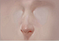 #SAI资源库# 写实人物鼻子的画法技巧讲解，鼻子一直是人物五官画法重点，也是难点，有兴趣的可以自己收藏，转需吧~（作者：@毕泰玮）