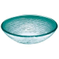 Above-Counter Round Glass Vessel Sink in Frosted Swirl-G-242 at The Home Depot: 