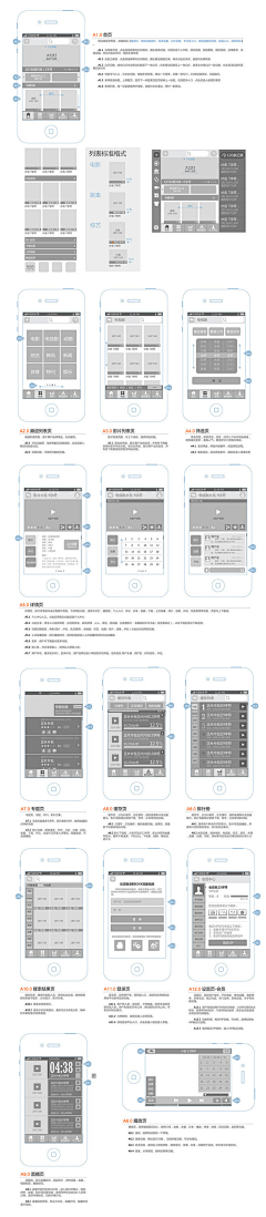 郑大虫采集到APP原型/色块图