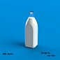 Bottle milk packing packaging