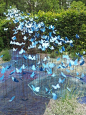 The butterflies are so refreshing.  Garden sculptures: The butterflies are so refreshing.  Garden sculptures