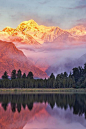 Lake Matheson, South Island, New Zealand