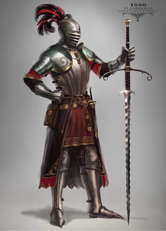 1550年焰形双手剑兵