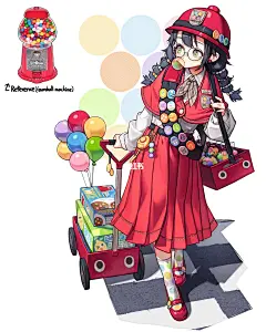 「泡泡糖机⛽」Rinotuna 万物拟人作品