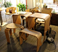 弯曲木家具 水曲柳面咖啡厅小咖啡_创意/设计