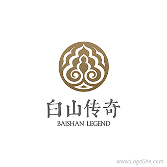 白山传奇Logo设计