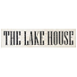 Distressed White Lake House Plaque