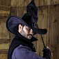 Wikka the Witch Hat : This hat, available in several sizes, is made by hand in Spain by Rawblade with high-quality top-grain leather and The edge of the brim can be bent to give it the desired shape and is reinforced to ensure its durability. The internal